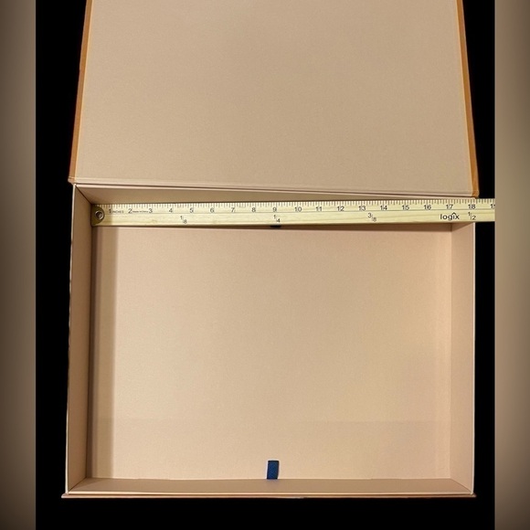 Authentic Louis Vuitton Gift/Storage Box Magnetic Closure in Imperial Saffron - Picture 16 of 16